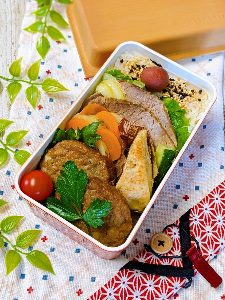 お弁当に詰めたスコーン