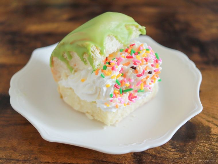 シュークリームにアレンジしたスライダー