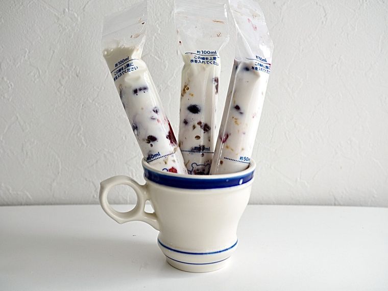 氷棒で作る白くま風アイスのレシピ