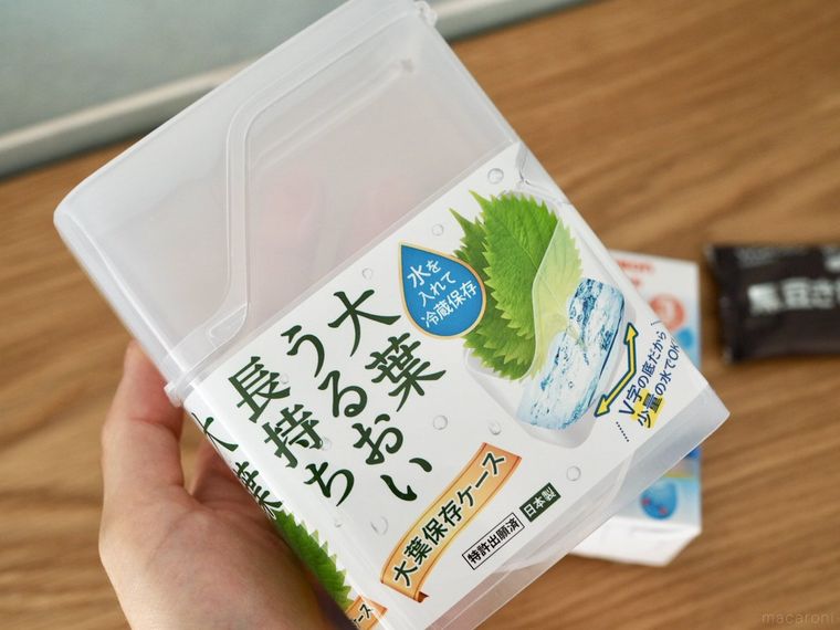 セリアの大葉保存ケース