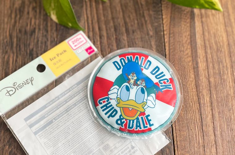 凍らせたダイソーの保冷剤