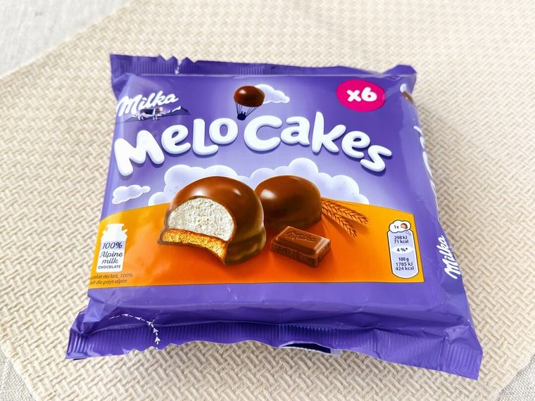 ミルカ「メロケーキ」のパッケージ