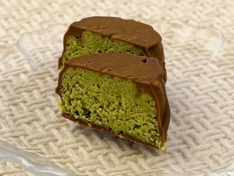 ドバイチョコレートの断面