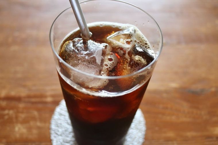 氷を入れたアイスコーヒー