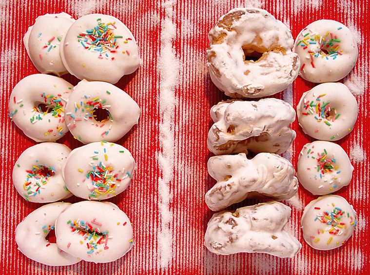 砂糖がけのドーナツ