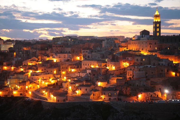 マテーラの街並み