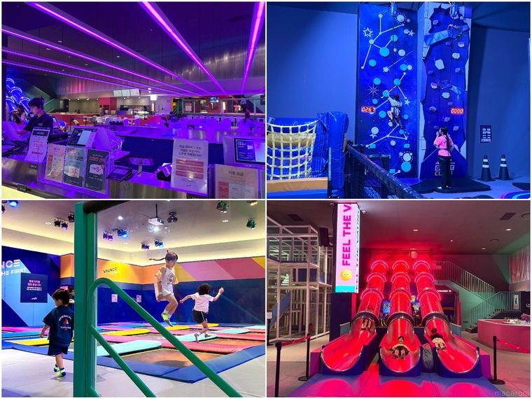 バウンス・ザ・ファーストの施設内の様子