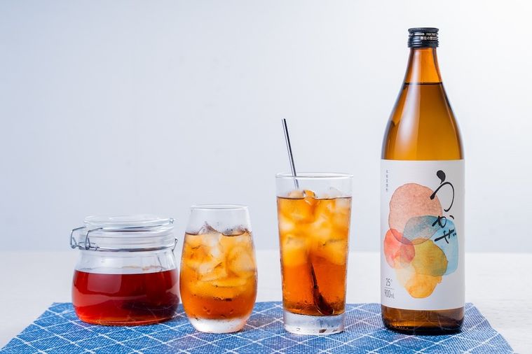 うかぜ紅茶割りとボトル