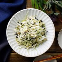 作り方 千切りキャベツと塩昆布のごま油和え