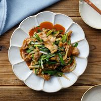 作り方 豚肉とニラと玉ねぎのピリ辛炒め