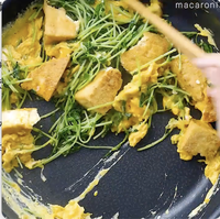 作り方 豆苗と厚揚げのチャンプルー