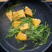 作り方 豆苗と厚揚げのチャンプルー