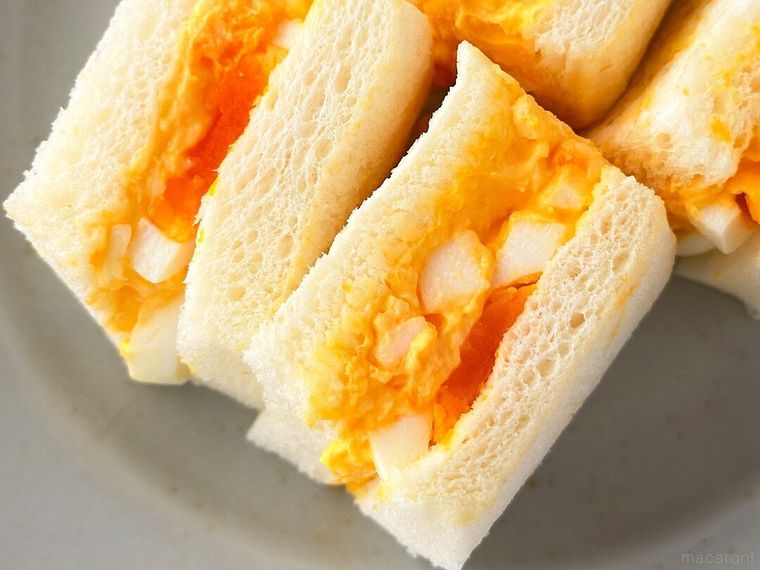 善逸チュン太郎のたまごサンドBOXの断面