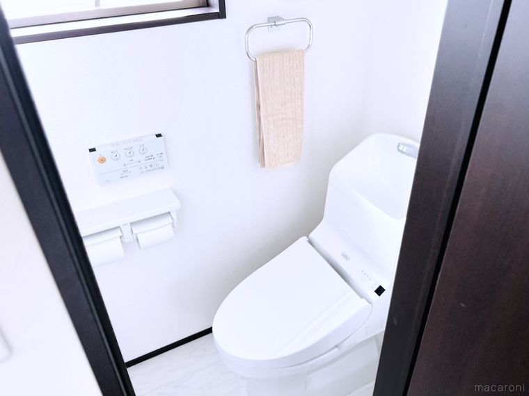 トイレのドアを開けた様子