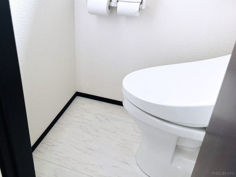 トイレのドアを開けた様子