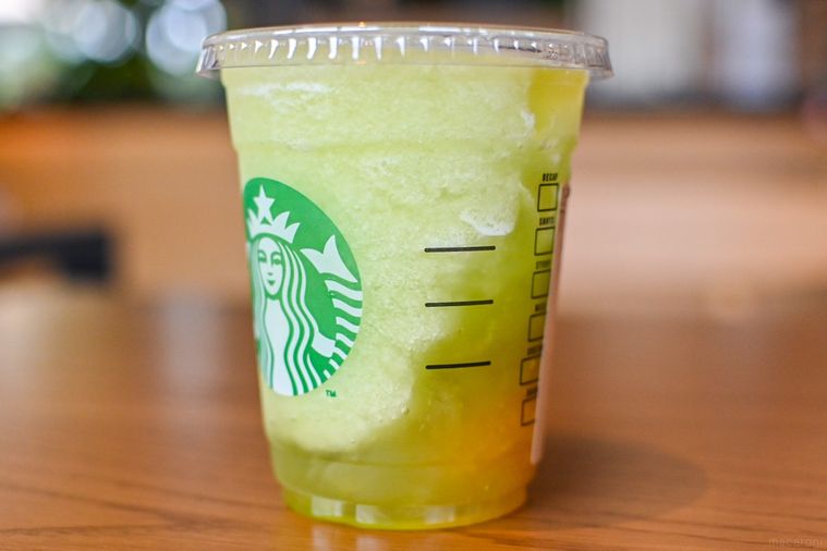 フラペチーノの中身のアップ