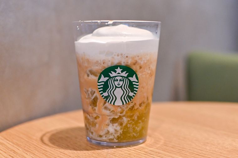 ドリンクを正面から