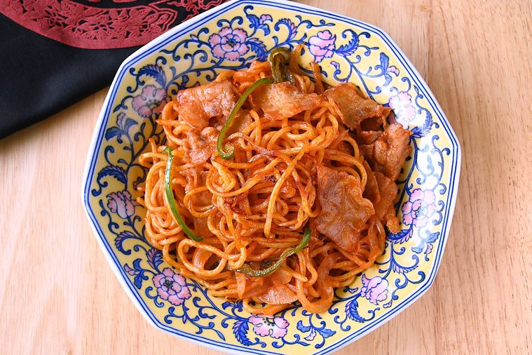 フライパンひとつで中華麺で作る町中華ナポリタン