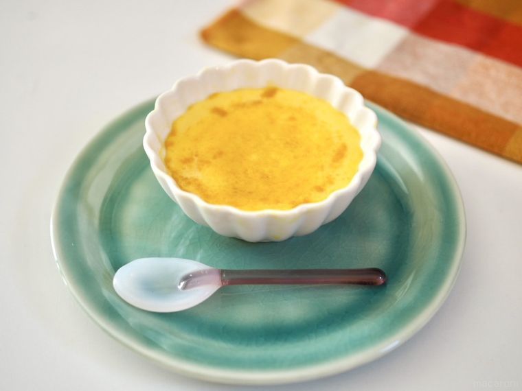 レンジで作るかぼちゃプリン