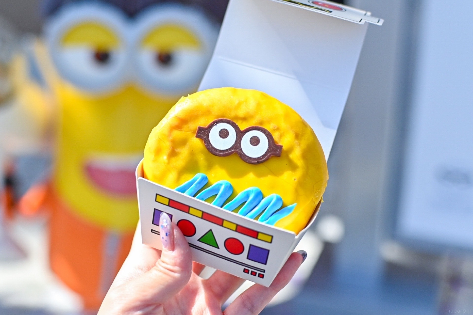 ラバー　クリップ　ミニオン　ドーナツ　ユニバーサルスタジオ 新エリアの可愛いドーナツ♡ 罪悪感たっぷりのドーナツバーガーも