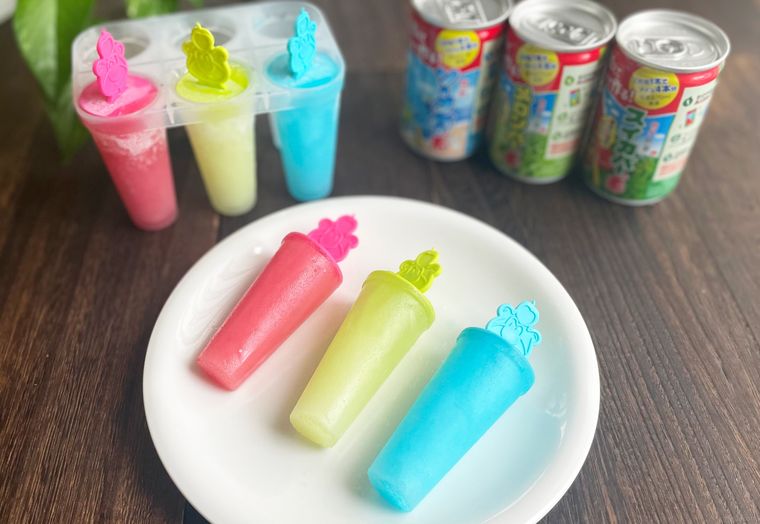 ダイソーアイスバーの素で作ったアイスバー
