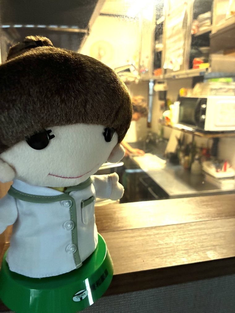 徹子の部屋に飾ってある徹子人形