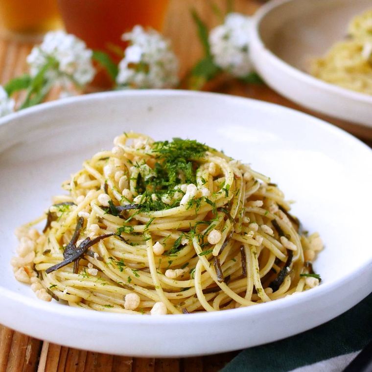 具なしだけどやみつき。悪魔の塩こんぶバターパスタ