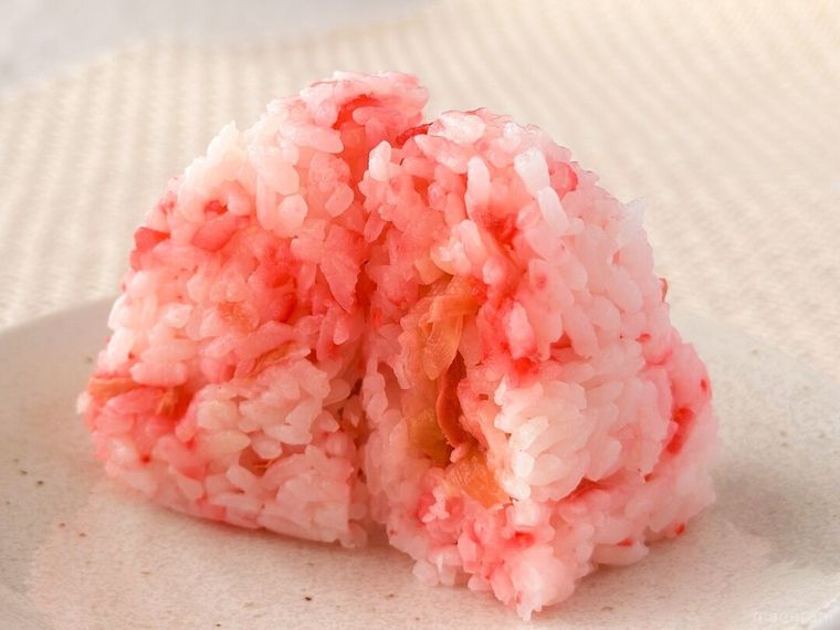 鬼紅生姜寿司の断面