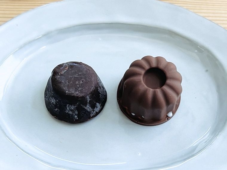 ピノとピノに似せて作ったスイーツ