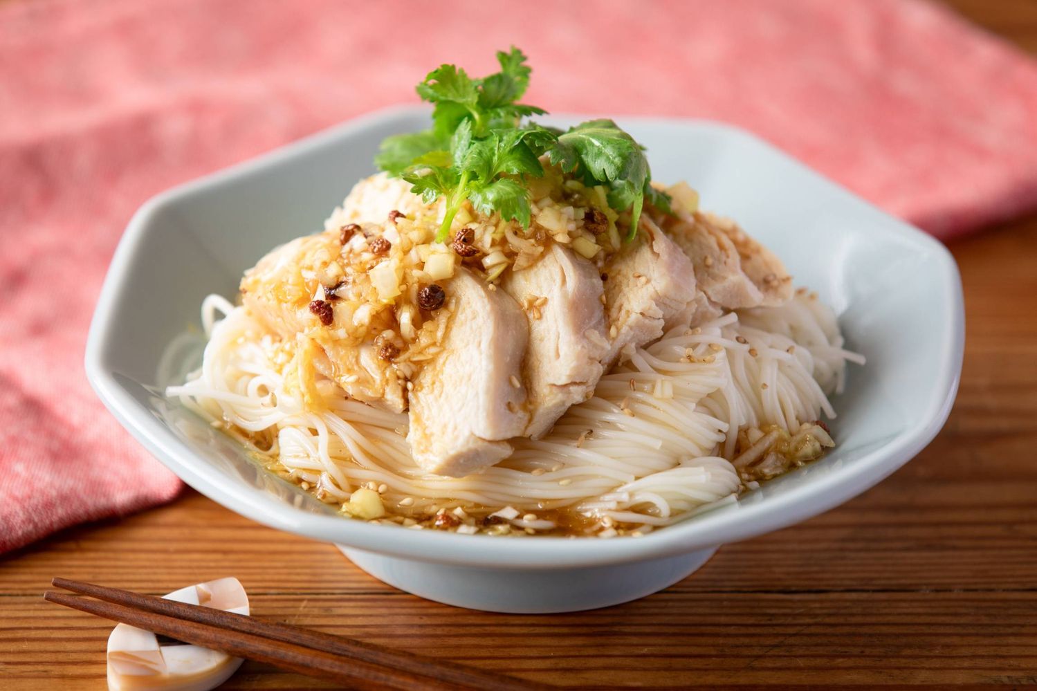 よだれ鶏そうめん