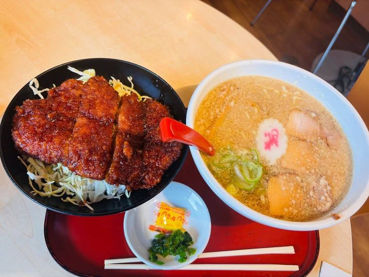 中華そばミニソースカツ丼セット