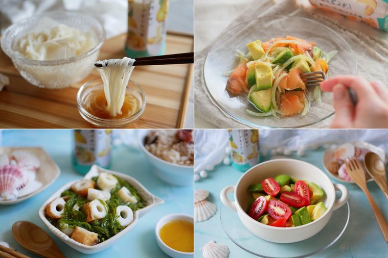 瀬戸内オリーブオイルつゆのアレンジ例4種