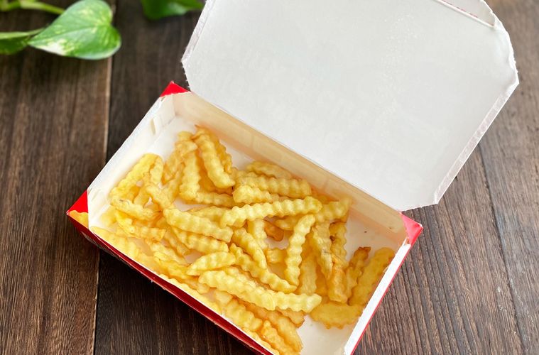 レンジで調理した業務スーパーの「レンチンポテト」