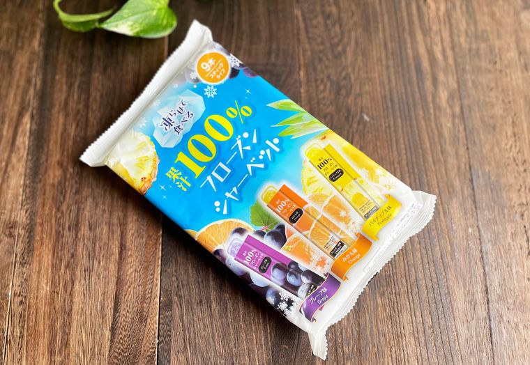 業務スーパーの果汁100フローズンシャーベット