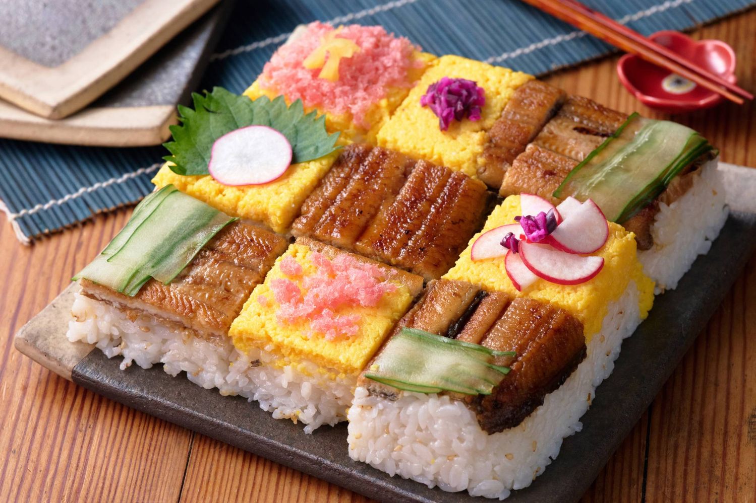 うなぎのモザイク寿司