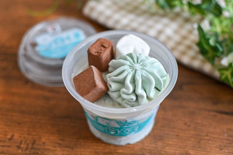 アイスの中身のアップ