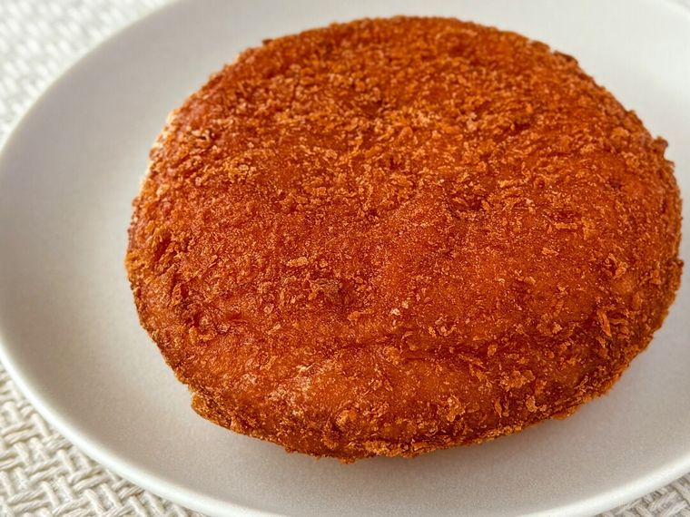 お店で揚げたBIGカレーパンの表面の様子