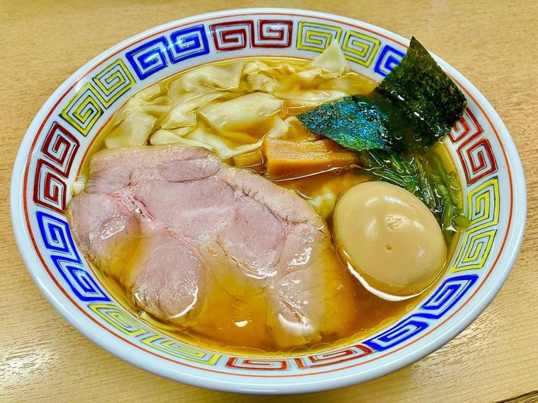 煮干鰮らーめん味玉ワンタン入り
