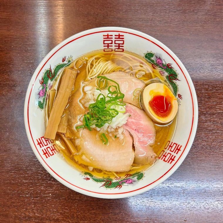 鯵煮干し塩ラーメン