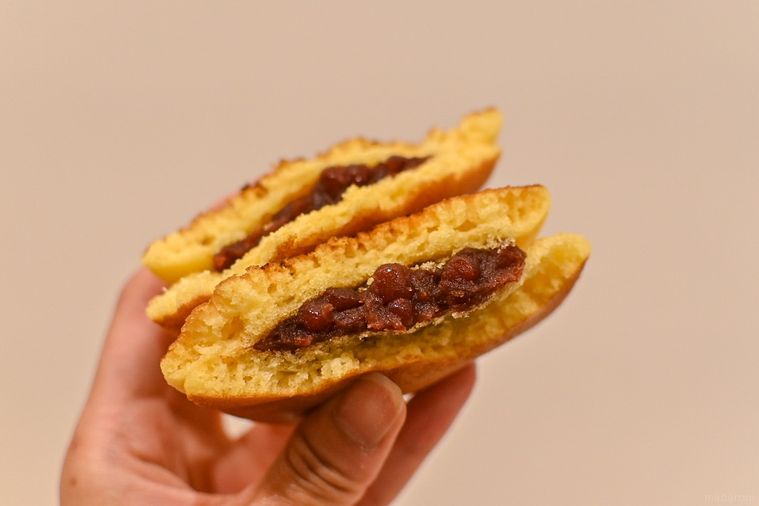 どらやきの断面