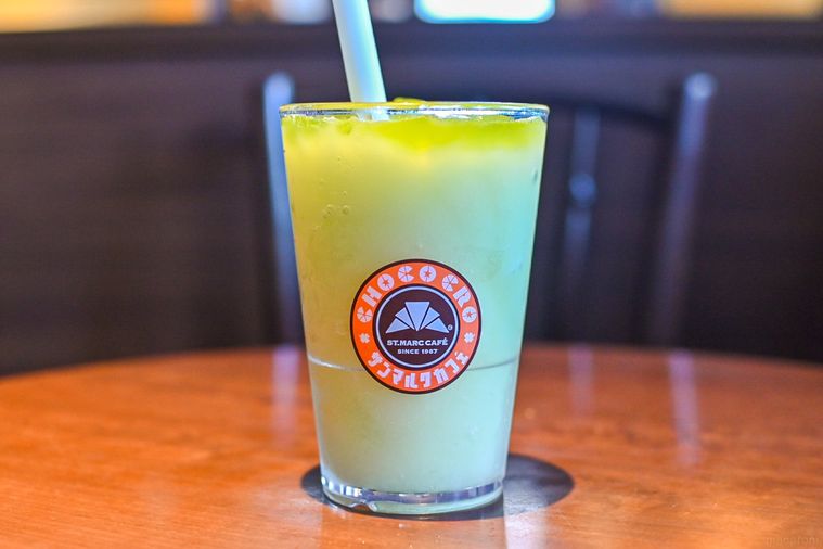 ドリンクのアップ