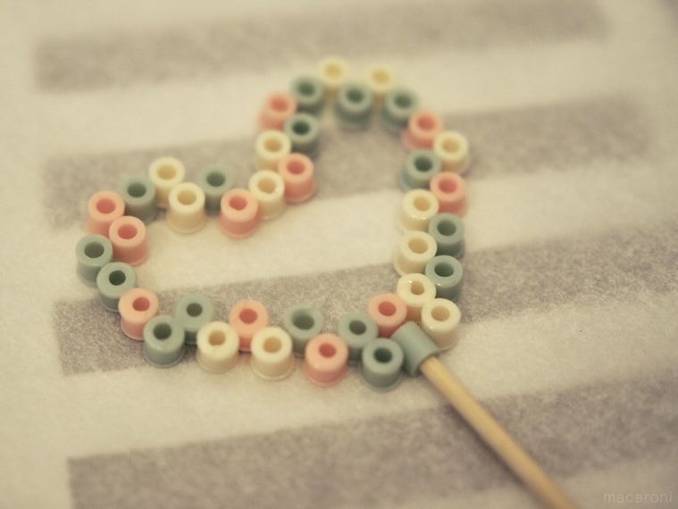 アイロンビーズで作るシャボン玉スティック