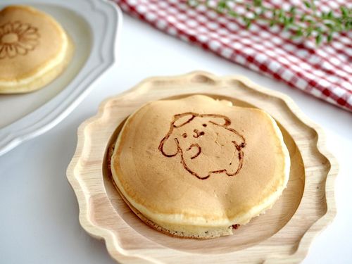 焼き印風「キャラクターパンケーキ」の作り方。好きな模様を選べて パン、ケーキ型　まとめて