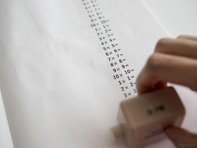 スリコ計算ローラースタンプの使い方