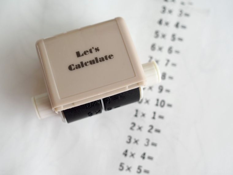 スリコ計算ローラースタンプ