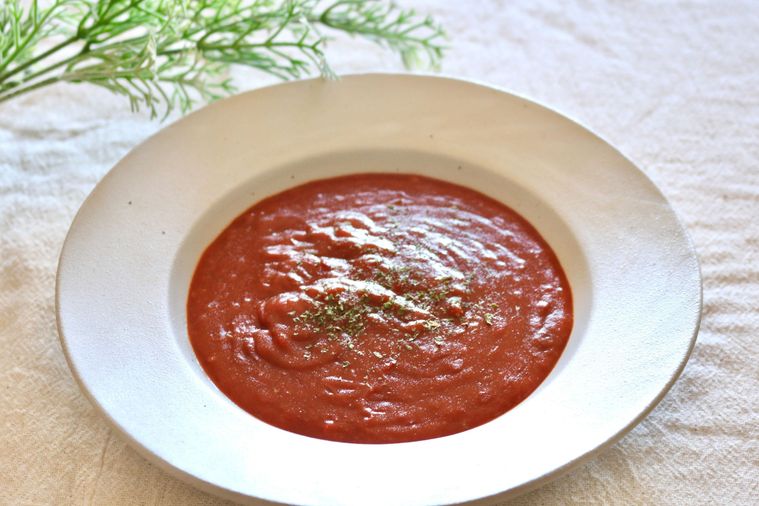 盛り付けたシャクシュカ