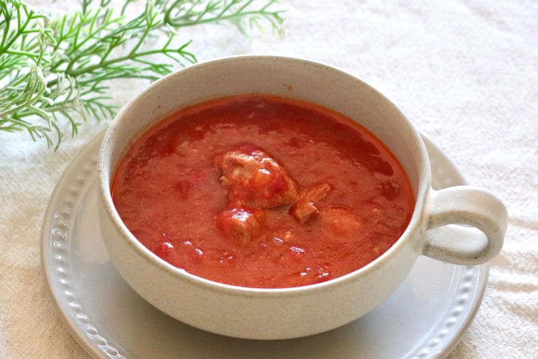 盛り付けたムチュカリッツア