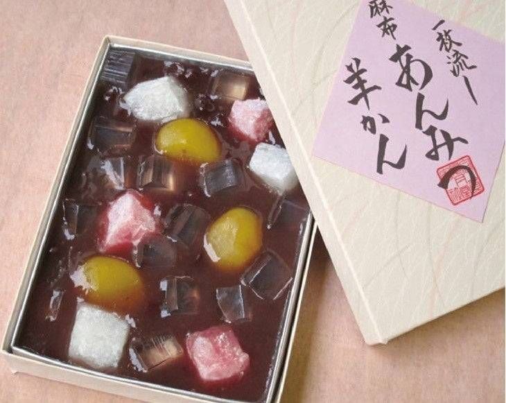 東京都麻布昇月堂一枚流し麻布あんみつ羊かん