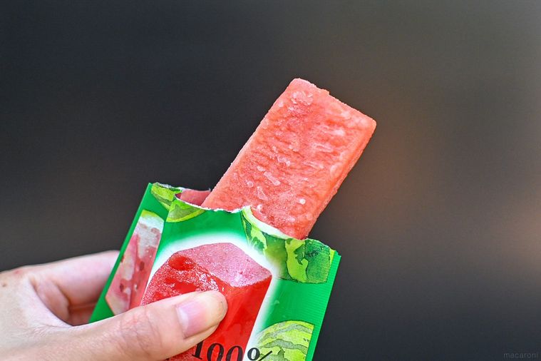 すいかスティックのアップ