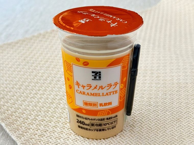 7プレミアム キャラメルラテ 240mlのパッケージ